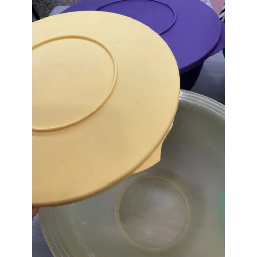 VINTAGE TUPPERWARE IMPRESSIONS NESTING BOWLS